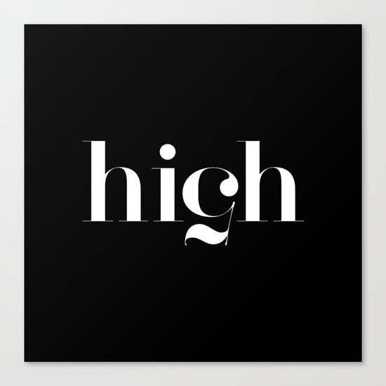 Typography Canvas Print