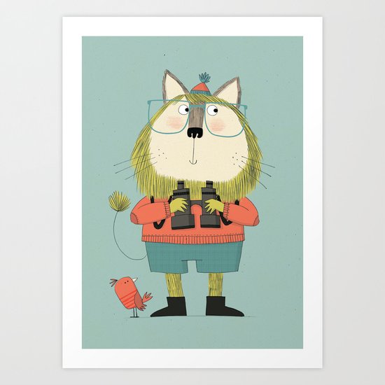 Twitcher Art Print