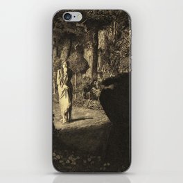  In the Park the girl and death - August Brömse iPhone Skin