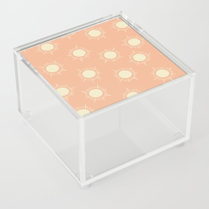 Chunky Suns Terracotta Acrylic Box