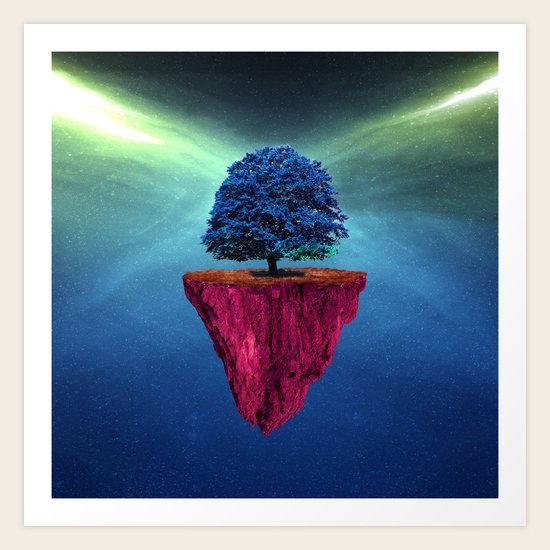 Tree of Space Art Print
