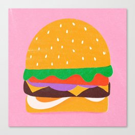 Burger Time Canvas Print