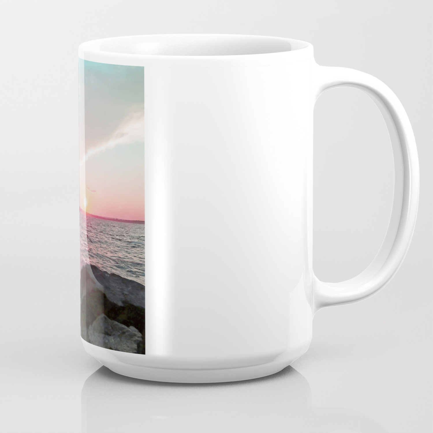 Pink And Blue Sunset Over Newport Rhode Island Coffee Mug By Brookeryanphotography Society6
