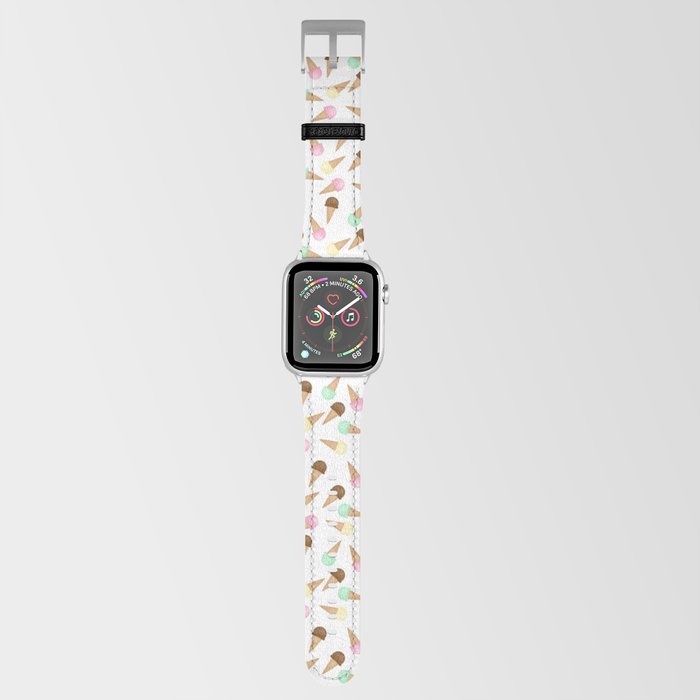 Ice Cream Pattern Apple Watch Band