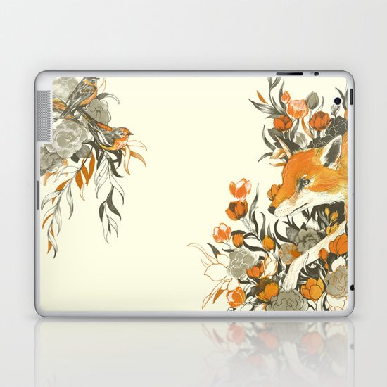 fox in foliage Laptop & iPad Skin