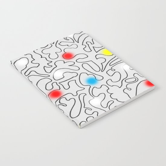 Puzzle with Spraypaint - Primary Colors Notebook