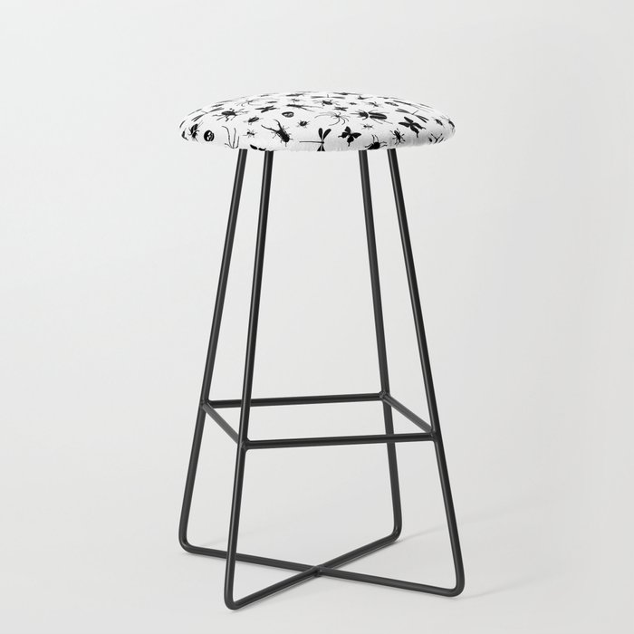 Insect Silhouette Bar Stool