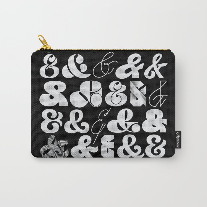 25 Ampersands Carry-All Pouch