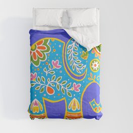 Royal blue elephant ... Comforter