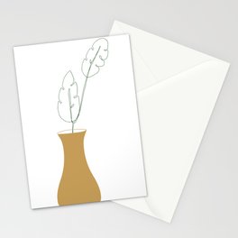 Vases Art Prints Composition 8, Modern Art V1 Stationery Card