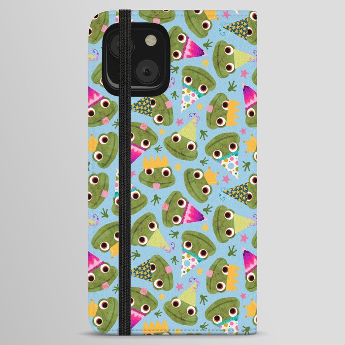 Party Frogs! // Sky iPhone Wallet Case