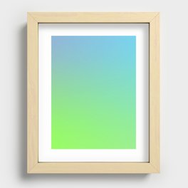 60 Gradient Aura Ombre 220414 Valourine Digital  Recessed Framed Print