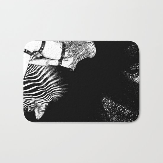 asc 705 - La cavalière Mang (Do you see what I see?) Bath Mat