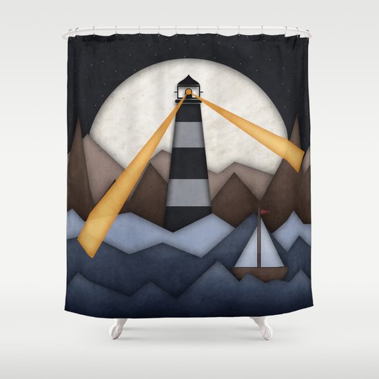 Show Me The Way To Go Home. Shower Curtain