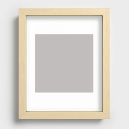 Essential Gray Recessed Framed Print