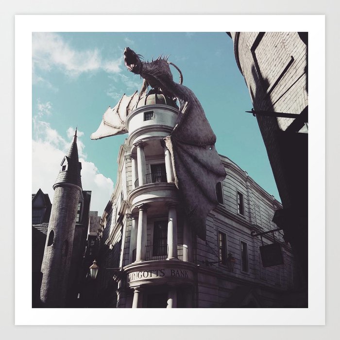Gringotts Bank Art Print By Kmriscos Society6