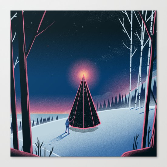 Forest Fire Canvas Print