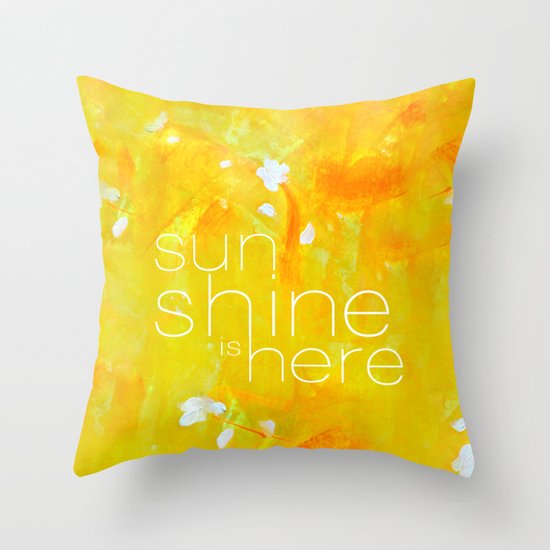 Sunshine Throw Pillow