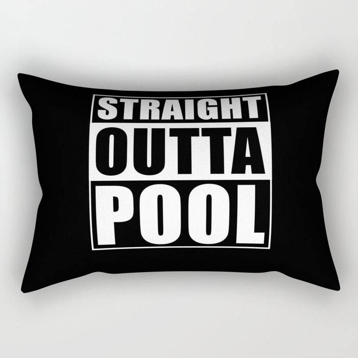 Staight outta Pool Rectangular Pillow