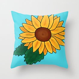 Sunflower Throw Pillow
