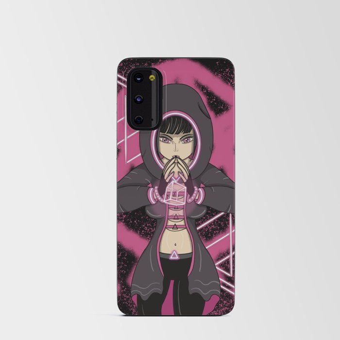 Cyber Security Hacker Anime Girl Android Card Case