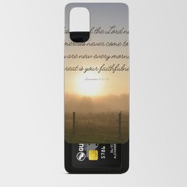Lamentations 3 22 23 Android Card Case