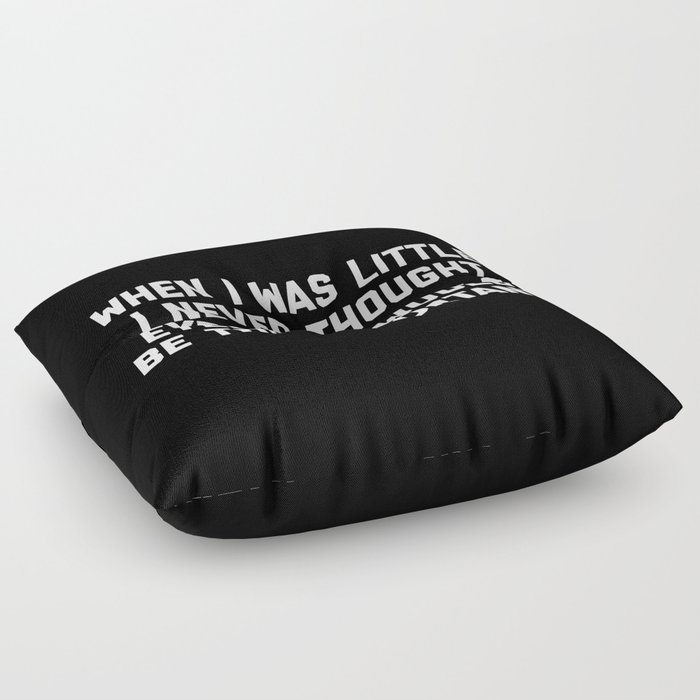 Eyebrows Are Important Funny Quote Floor Pillow