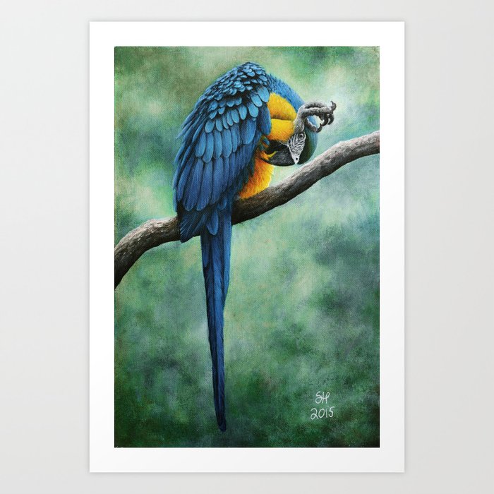 Preen Art Print