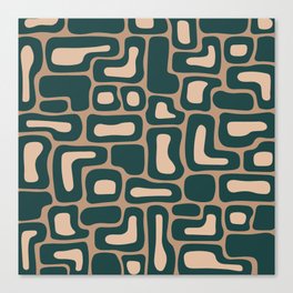 Retro Mid Century Modern Abstract composition 442 Canvas Print