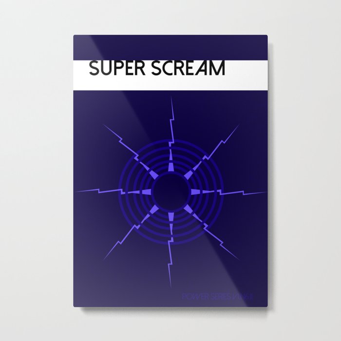 Super Scream Metal Print