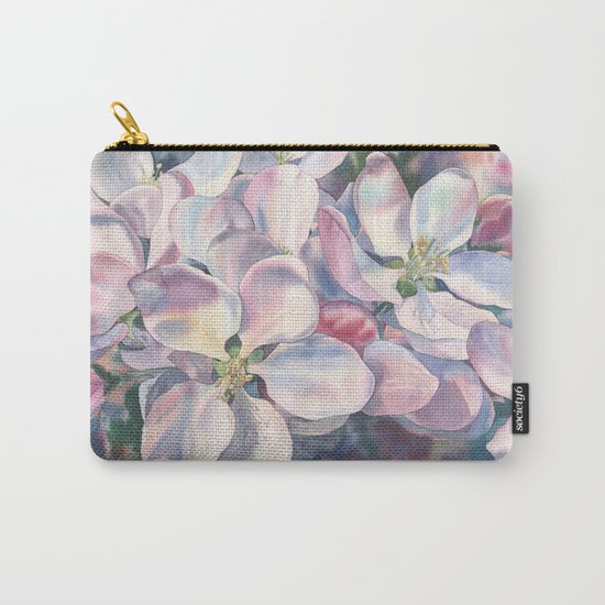 "Blossoming apple-tree" Carry-All Pouch