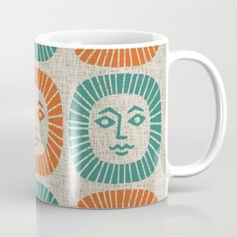 Retro Mid Century Modern Sunburst Pattern 533 Mug