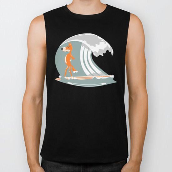 Fox Surfing Biker Tank