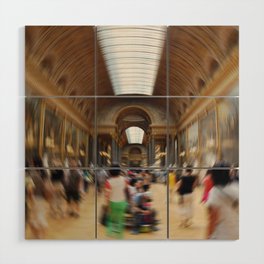 Unfocused Paris Nº 12 | Louvre renaissance galleries | Out of focus photography Wood Wall Art