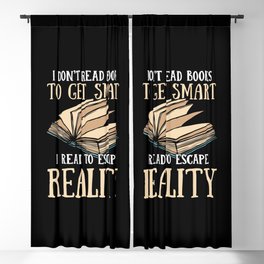 Read Books To Escape Reality Blackout Curtain