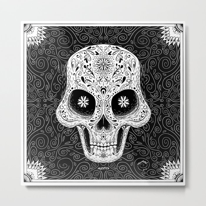 Muertos Metal Print