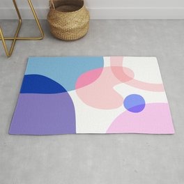 Colorful Shapes Area & Throw Rug