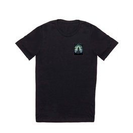 The Promise of Death T Shirt | Death, Night, Occult, Silhouette, People, Black, Oil, Cloak, Green, Fantasy 