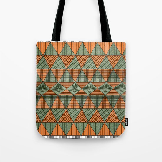 Triangle Pattern Tote Bag