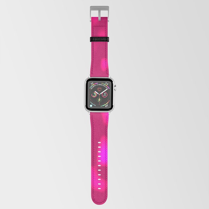 Vibrant Pink Splash Apple Watch Band