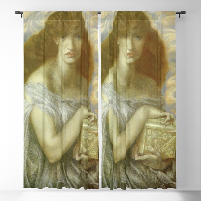  Pandora - Dante Gabriel Rossetti Blackout Curtain