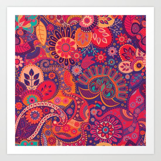 Shabby flowers #24 Art Print