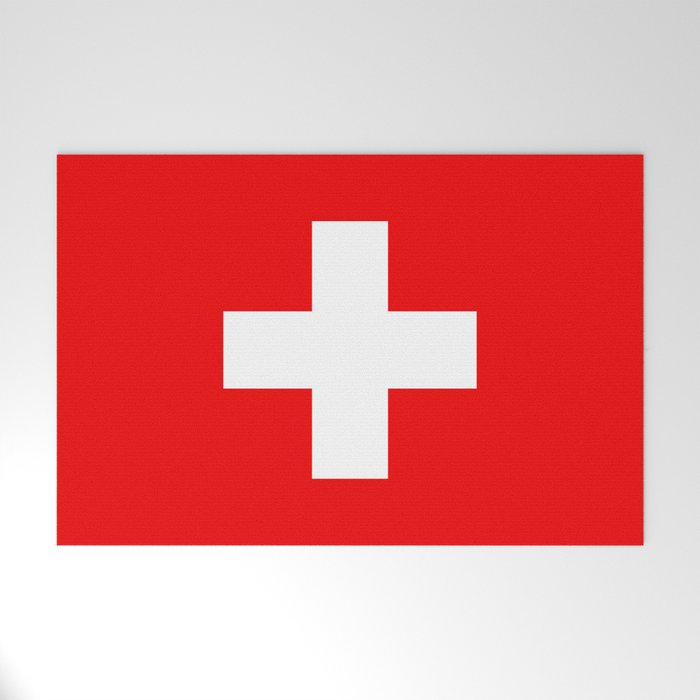 Flag of Switzerland - Swiss Flag Welcome Mat