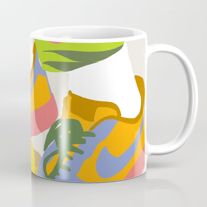 Easy Peasy Lemon Squeezy | Pastel Colorful Bohemian Illustration | Shoes Sneakers Fashion Coffee Mug