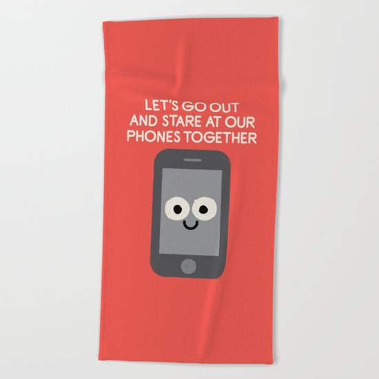 Emojionally Available Beach Towel