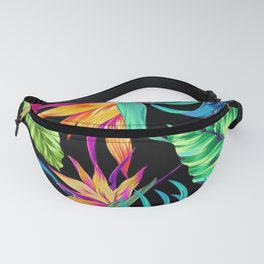 Drive You Mad Hibiscus Pattern Fanny Pack