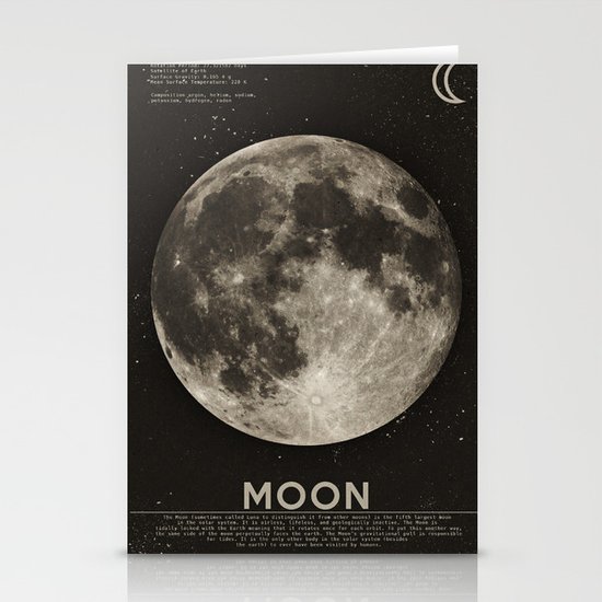 The Moon Stationery Cards