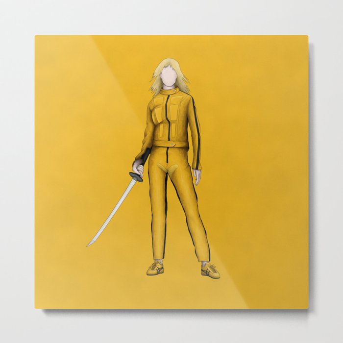 The Bride without a face (Kill Bill) Metal Print