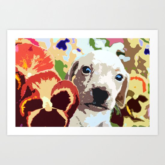 "Fata Flora" ~ Dachshund, Weiner Dog, Doxie, everywhere! Art Print