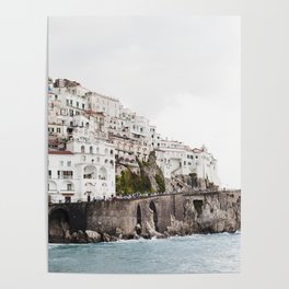 Amalfi Coast, Italy Travel Photography Poster